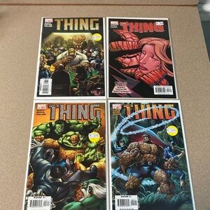 Marvel The Thing Comic Book Collection - Red, Green, Blue Covers